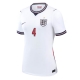 Billige Fotballdrakt England Declan Rice #4 Replika Hjemmedrakt Dame VM 2026 Kortermet Billige Fotballdrakt England Declan Rice #4 Replika Hjemmedrakt Dame VM 2026 Kortermet